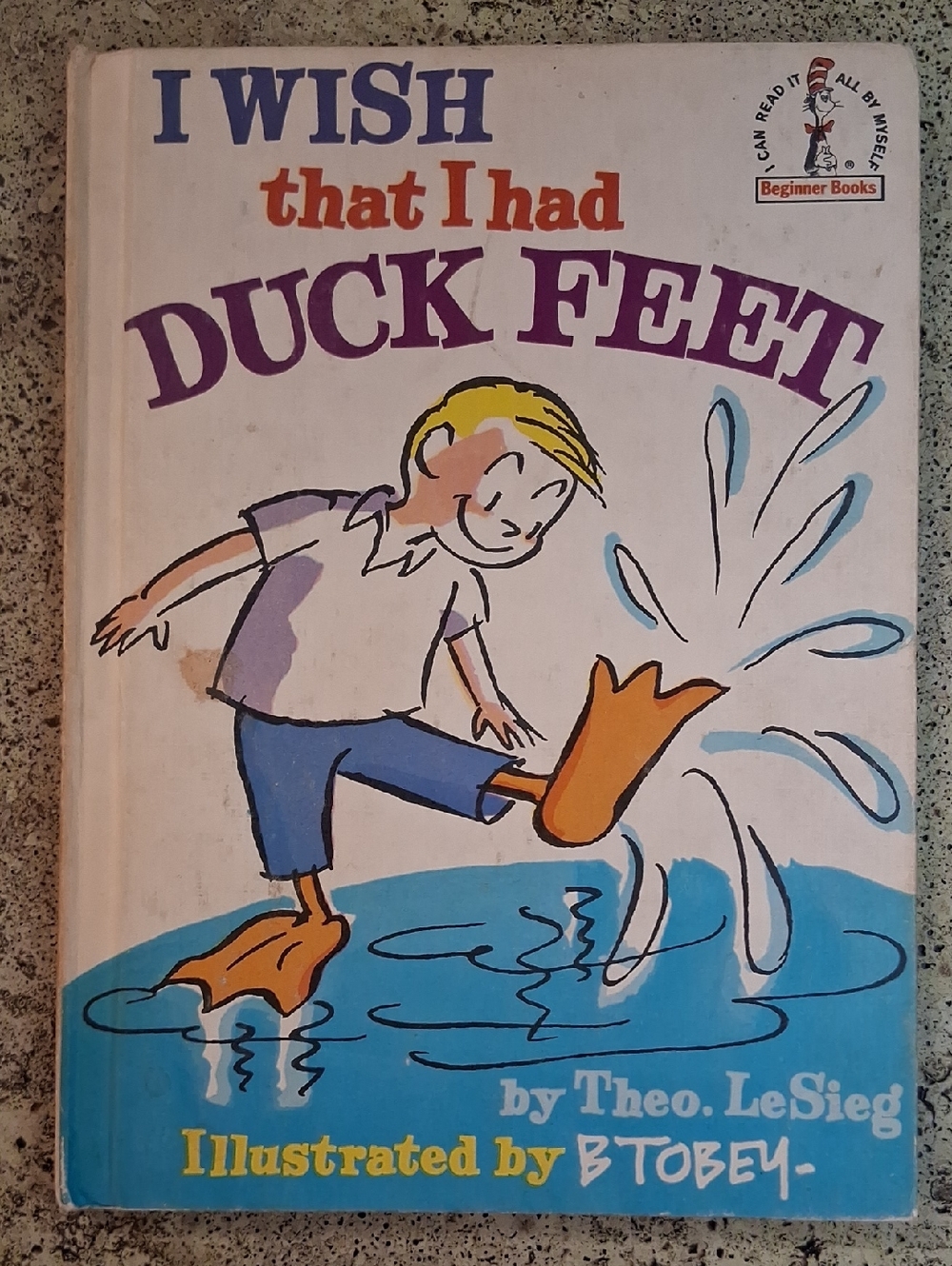 I Wish That I Had Duck Feet By Theo Lesieg Vintage Dr Seuss Beginner Book